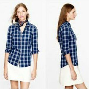 J.Crew Plaid Check Boy Shirt